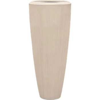 Květináč Moderní květináč Baq Polystone Plain, Partner Natural (with liner) 50x120cm