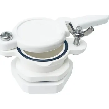 Plastový kohout bílý 6/4″ s vnějším závitem