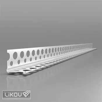 Stavební profil LIKOV Lišta rohová hliníková s prolisem G-LP 23/23mm, délka 2m
