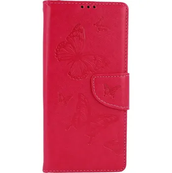 Pouzdro na mobilní telefon Obal Xiaomi Redmi 9A knížkový Butterfly růžový (kryt neboli pouzdro na Xiaomi Redmi 9A)