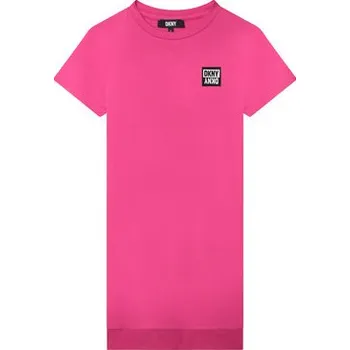 Dámské šaty DKNY Každodenní šaty D32879 S Růžová Regular Fit 8Y