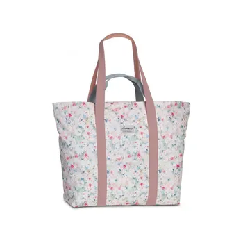 Plážová taška Fabrizio 50416-2000 XXL bílá/květiny