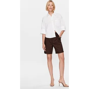 Dámské kraťasy Marc Aurel Šortky z materiálu 1628 1001 91694 Hnědá Regular Fit 36