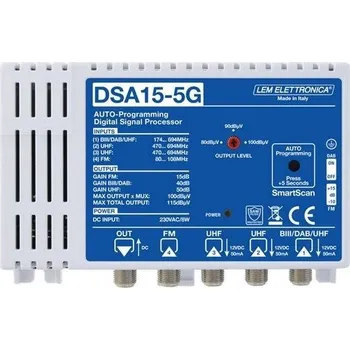 Lem Elettronica DSA15-5G Anténní zesilovač Lem Elettronica DSA15-5G