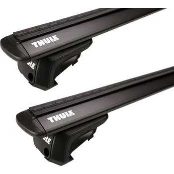 Příčník na automobil Střešní nosič Thule s hliníkovou EVO tyčí černý Volkswagen Passat Variant (B6) 5-dr Estate se střešními podélníky (hagusy) 05-10