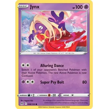 Sběratelská karetní hra Pokémon karta Jynx 068/196 - Lost Origin
