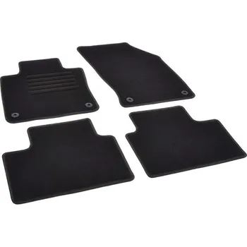 autokoberec Autokoberce textilní přesné černé / černé obšití - Volvo S60 III (Typ 224) (2018-2023) 5-sedadel