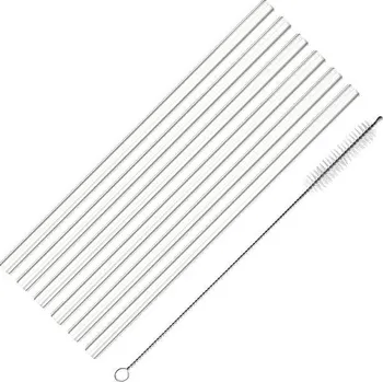 Westmark 226655185 brčka skleněná rovná 6 ks a kartáček