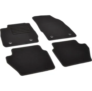 autokoberec Autokoberce textilní přesné černé / černé obšití - Ford Fiesta VI (2008-2011) 5-sedadel