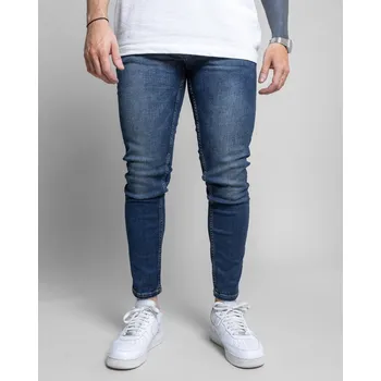 Pánské džíny 2Y Premium Modré neroztrhané džíny SEEN Velikost: 30