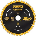 DeWalt DT20433 pilový kotouč 210*30*2,4mm, 40z, EXTREME, ATB zub +18°