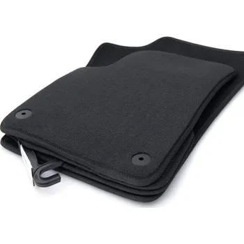 autokoberec Autokoberce textilní přesné černé / černé obšití - Mitsubishi Pajero IV (Typ V80) (2007-2015) 5-sedadel