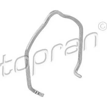 Spojovací materiál motoru Příchytka, hadička plnicího vzduchu TOPRAN 116 336