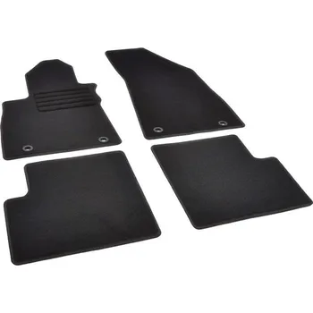 autokoberec Autokoberce textilní přesné černé / černé obšití - MG ZS (2022-2023) 5-sedadel