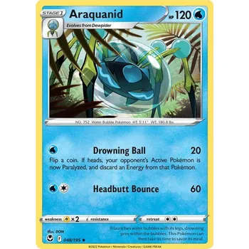 Sběratelská karetní hra Araquanid 048/195 - Silver Tempest Typ karty: Non-Holo