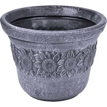 Květináč Roto květináč PLANIKA kruh Barva: šedá, Velikost: M Roto květináč PLANIKA kruh M