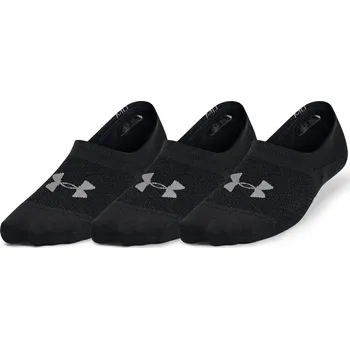 Dámské ponožky Dámské nízké funkční ponožky Under Armour BREATHE LITE ULTRA LOW 3P W černé 1370075-001 - L | UK 5 | US 5,5