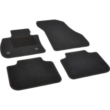 autokoberec Autokoberce textilní přesné černé / černé obšití - BMW X1 (Typ F48) (2015-2022) 5-sedadel