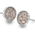Stříbrné náušnice Hot Diamonds Emozioni Scintilla Champagne