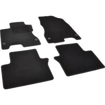 autokoberec Autokoberce textilní přesné černé / černé obšití - Renault Koleos I (Typ HY) (2007-2015) 5-sedadel