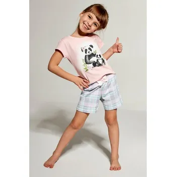Pyžamo dětské Cornette 92 Panda růžové Barva: růžová, Velikost: 86-92