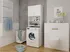 Koupelnový nábytek Mirjan24 Bonito skříňka nad pračku bílá