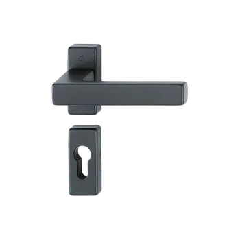 Dveřní kování HOPPE Toulon rozetové kování Provedení: klika - klika, Povrch: F9714M černá matná