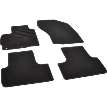 autokoberec Autokoberce textilní přesné černé / černé obšití - Citroën C4 I Aircross (2012-2017) 5-sedadel