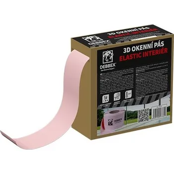 Izolační páska DEN BRAVEN 3D okenní pás ELASTIC INTERIÉR délka 25m, šířka 100mm