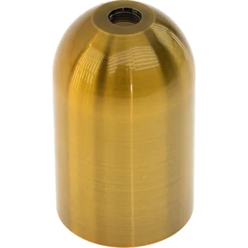 Objímka na žárovku Tubus ozdobný kryt na objímku E27, mosaz