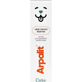 Kosmetika pro psa Arpalit Care Ušní čisticí roztok s účinnou čistící látkou 100 ml