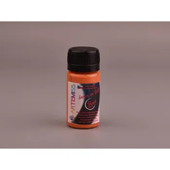 Speciální výtvarná barva ArteMiss Barvy na tmavý textil 40g Barva: oranžová