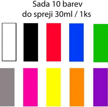 Speciální výtvarná barva Barva akrylového do airbrush 30ml