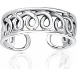 Silvego Stříbrný prsten na nohu PRMR11340 + 2 měsíce na vrácení zboží