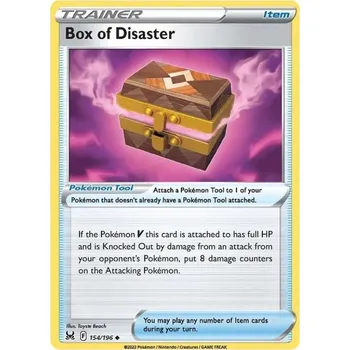Sběratelská karetní hra Pokémon karta Box of Disaster 154/196 - Lost Origin