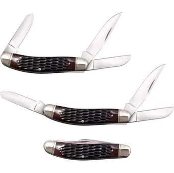 kapesní nůž Cold steel Cold Steel Gentelman's Stockman 3 Blades Barva: black