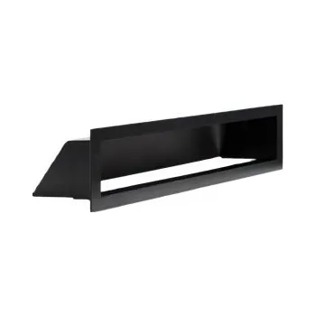 Větrací mřížka Nordflam krbová mřížka AERO 38x9cm - černá
