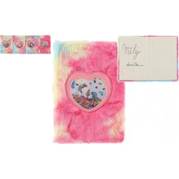 Hračka pro nejmenší Teddies Poznámkový blok plyšový jednorožec