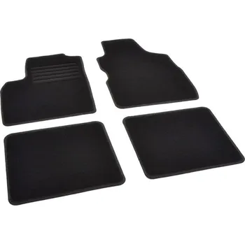 autokoberec Autokoberce textilní přesné černé / černé obšití - Fiat Panda II (Typ 169) (2003-2012) 5-sedadel