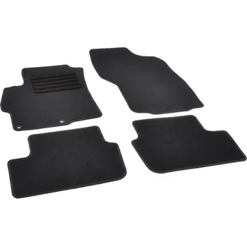 autokoberec Autokoberce textilní přesné černé / černé obšití - Mitsubishi Lancer VIII (Typ CY0) (2007-2017) 5-sedadel