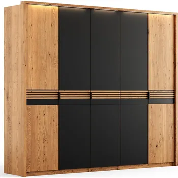 Šatní skříň Dubová skříň Ravello 5D03 z dubového masivu