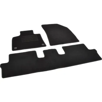 autokoberec Autokoberce textilní přesné černé / černé obšití - Citroën C4 II Picasso (2013-2018) 5-sedadel