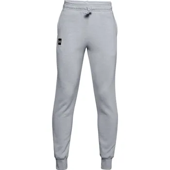 Dětské sportovní tepláky Under Armour RIVAL FLEECE JOGGERS K šedé 1357628-011 - YM | UK 8 | US 10,5