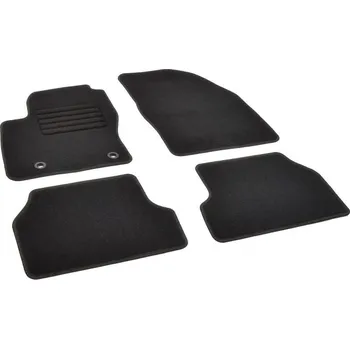 autokoberec Autokoberce textilní přesné černé / černé obšití - Ford Focus II (Typ DA3) (2004-2012) 5-sedadel