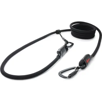 Vodítko pro psa Tamer Lanové vodítko EASYLONG TWIST | Velký pes | černé - 001 Délka: 3,5 m