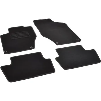 autokoberec Autokoberce textilní přesné černé / černé obšití - Citroën C4 II (2010-2018) 5-sedadel