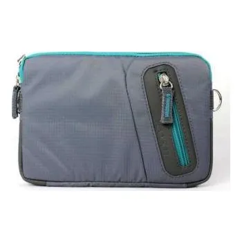 Taška na tablet 7", Fashionable, šedá z polyesteru, Logo