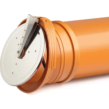 Kanalizační potrubí KARMAT Zpětná klapka DN 315 koncová, nerezová klapka ZBK315