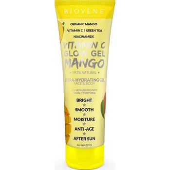 Tělový krém Biovene Glow rozjasňující tělový gel Mango, 200 ml