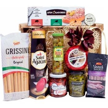 Dárkový potravinový koš Gurmánská bedýnka | Dárkové koše